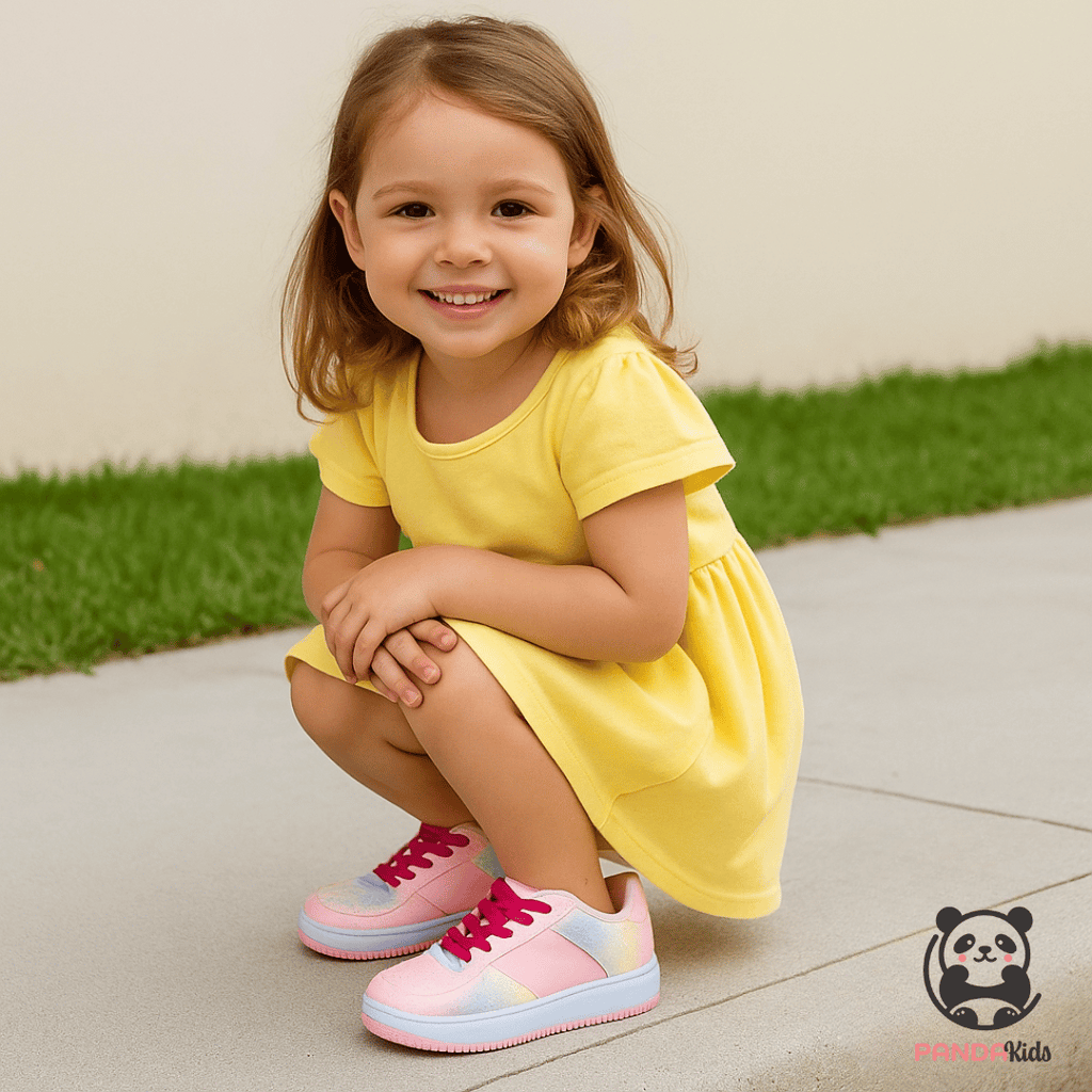 Tênis Infantil Feminino Pandinha | Super Leve e Fofo