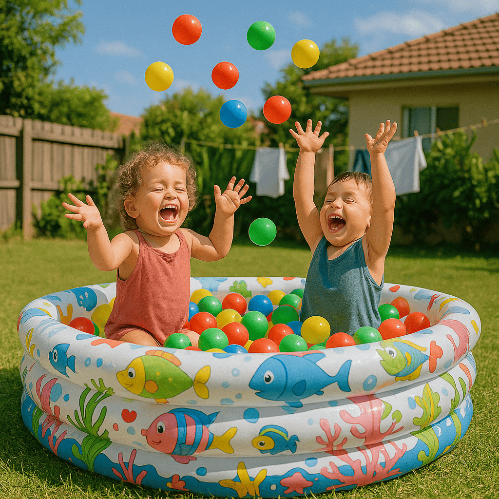 Piscina Infantil Inflável 3 Anéis AquaPanda