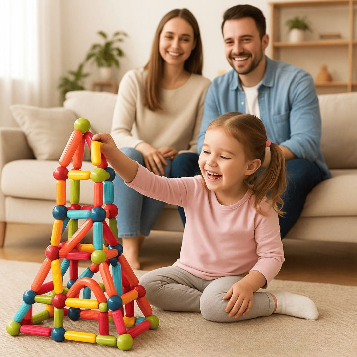 Blocos Magnéticos MonteKids®