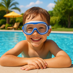 Óculos de Natação Splashy Panda™ - Lentes HD Antiembaçantes de Alta Definição