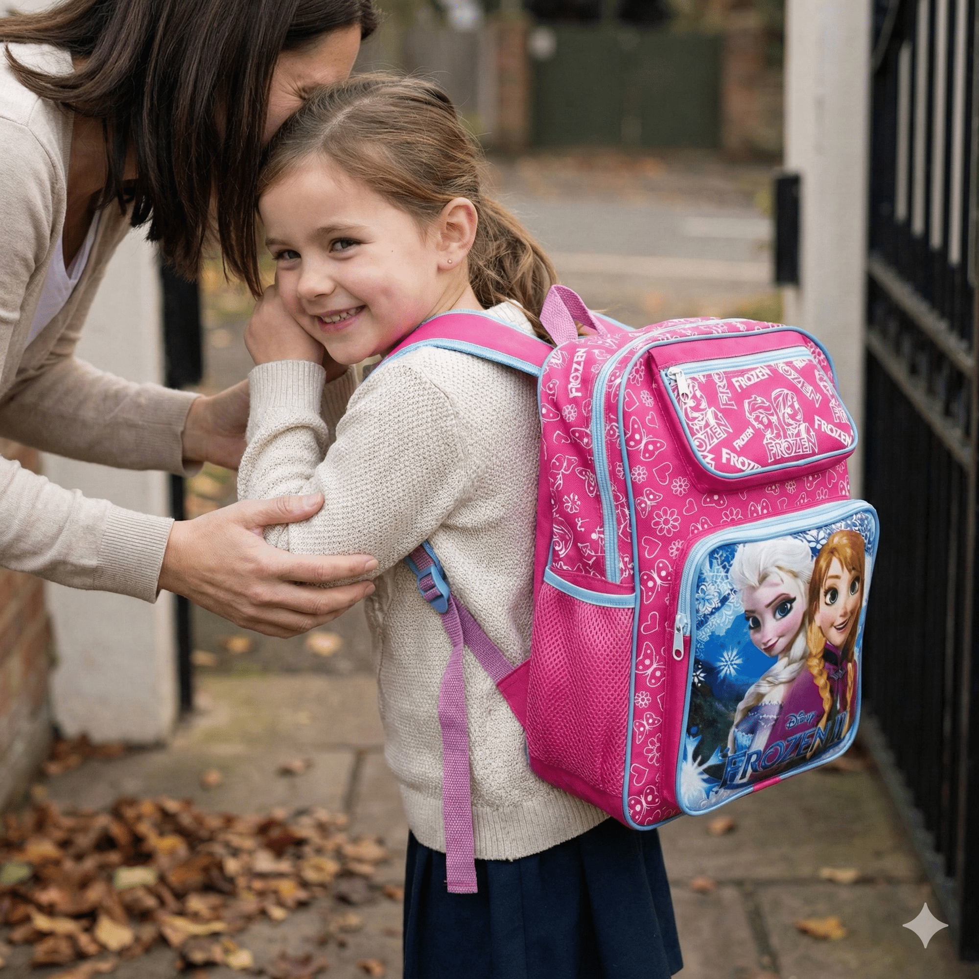 Mochila Infantil Escolar Heróis e Princesas Para Meninos e Meninas