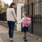 Mochila Infantil Escolar Heróis e Princesas Para Meninos e Meninas