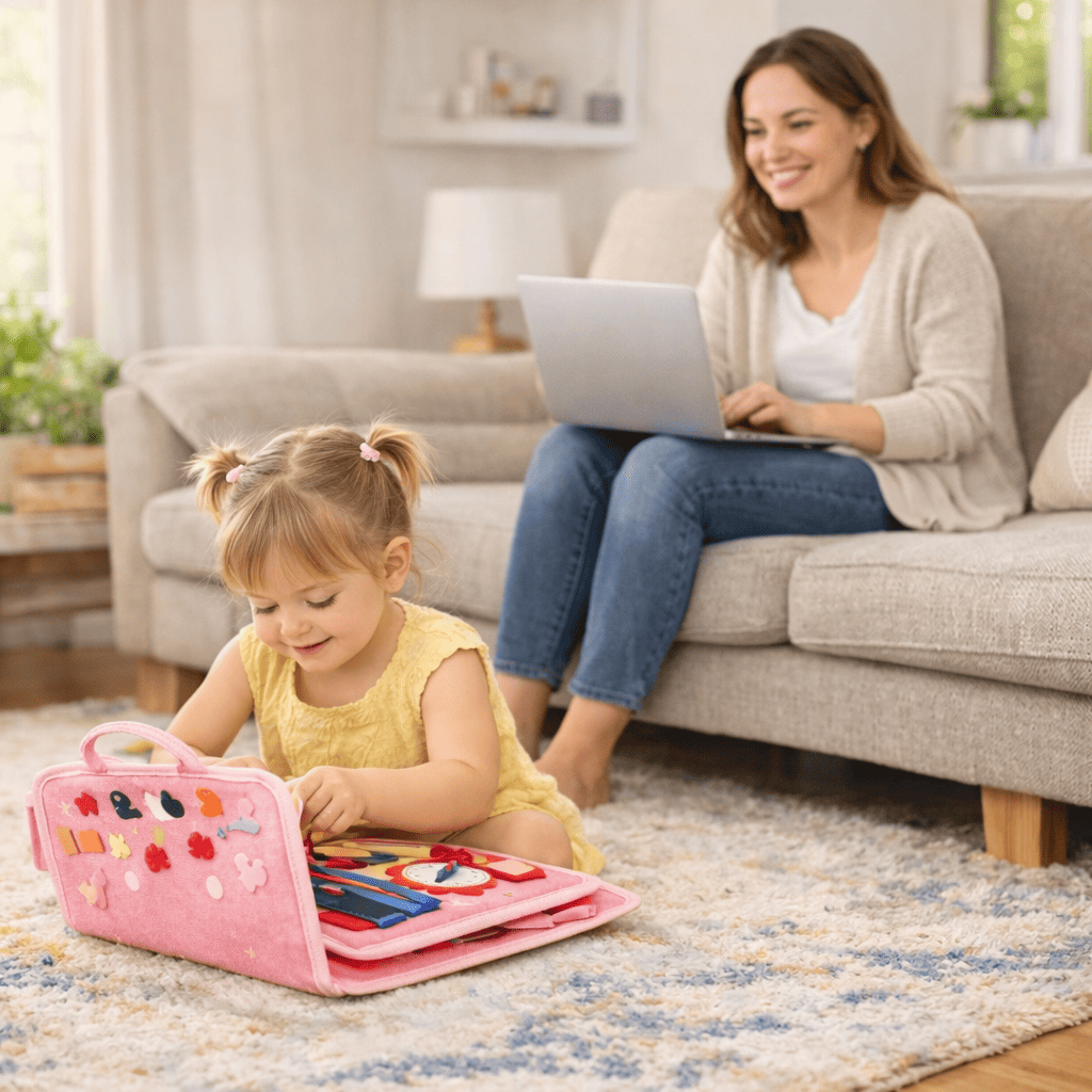 Maletinha Montessori Sensorial Educativa Brinquedo Infantil