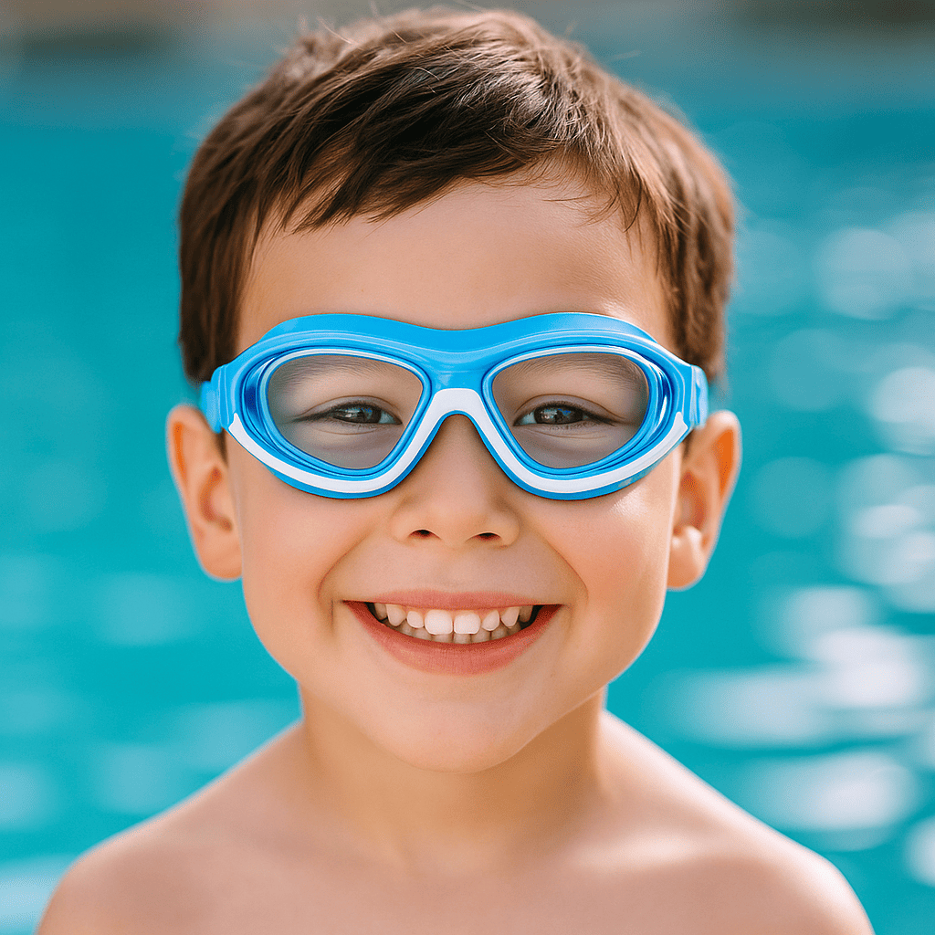 Óculos de Natação Infantil Panda Kids HD com Proteção UV e Fecho Rápido – Splash View