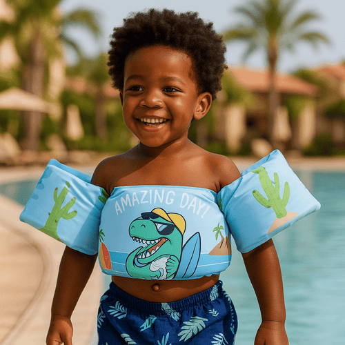 Bóia Flutuante Colete Com Braçadeira AquaFun™ Para Meninos