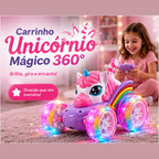 Carrinho de Controle Remoto Unicórnio Mágico 360º