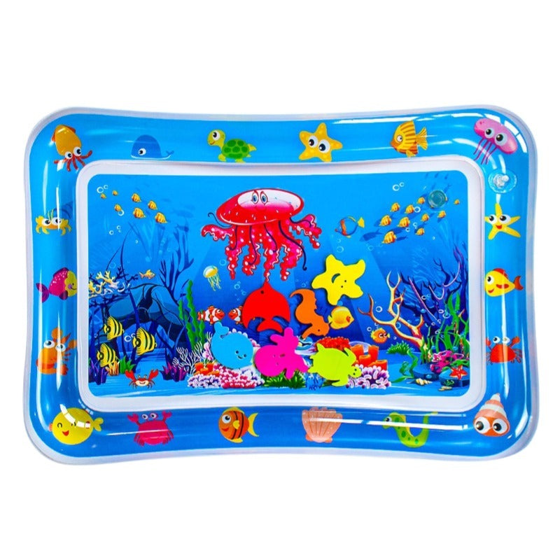 Tapete Inflável com Água Para Bebês Tummy Time Interativo