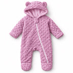 Macacão Plush Soft Peluciado Quentinho Bebê Menino Menina