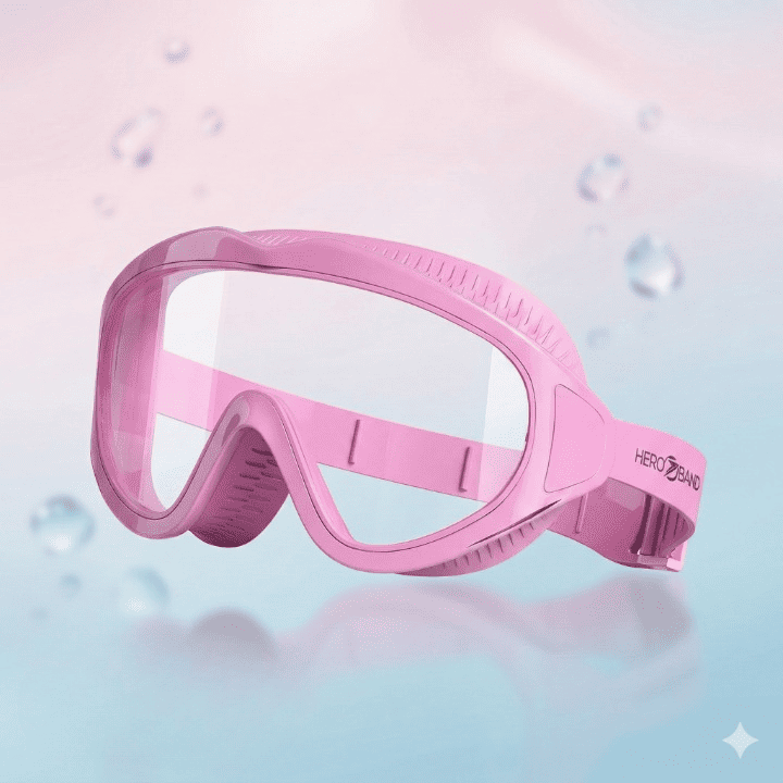 Óculos Natação Infantil Menino Menina Antiembaçante Proteção UV Veda e Ajuste Macio Panda Flow