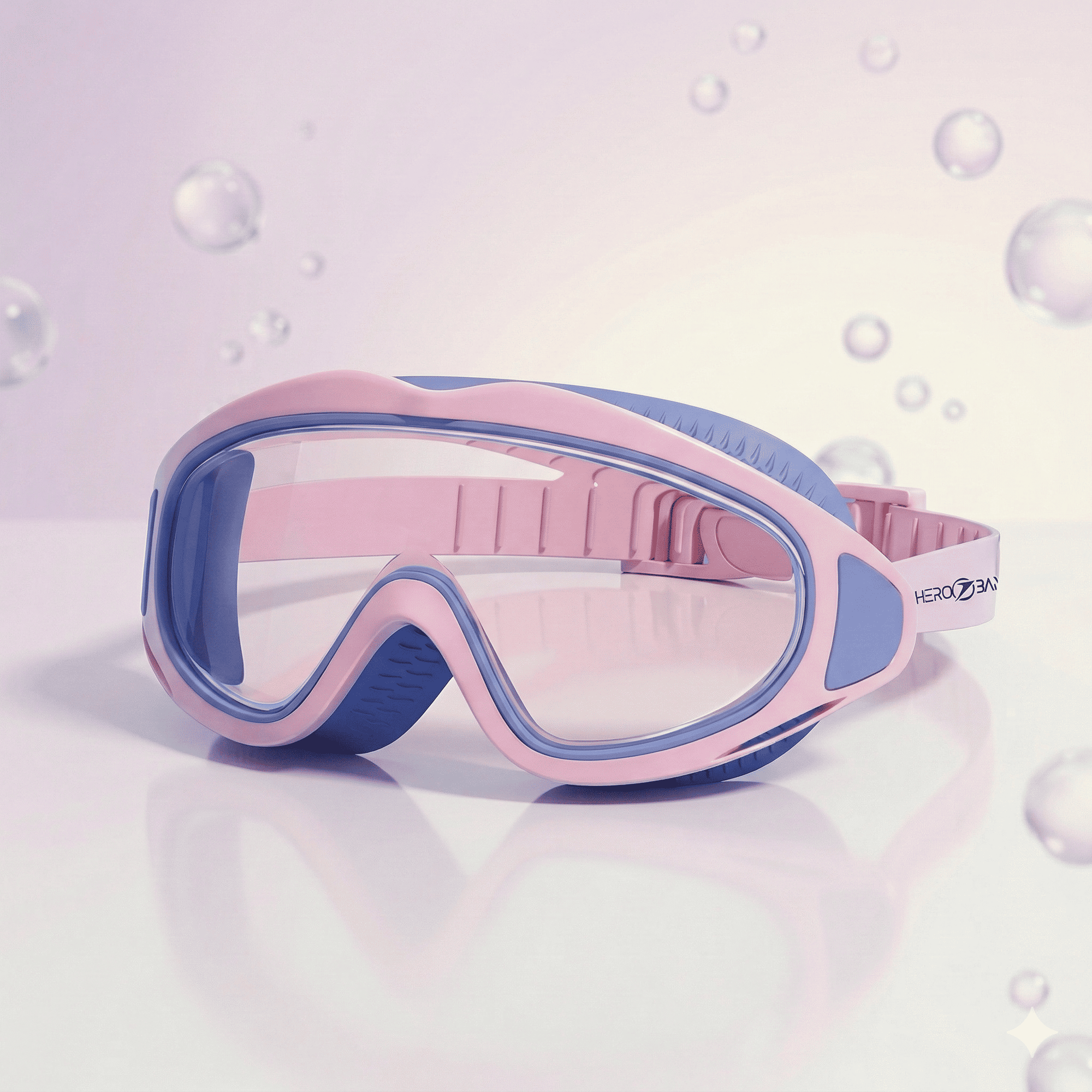 Óculos Natação Infantil Menino Menina Antiembaçante Proteção UV Veda e Ajuste Macio Panda Flow