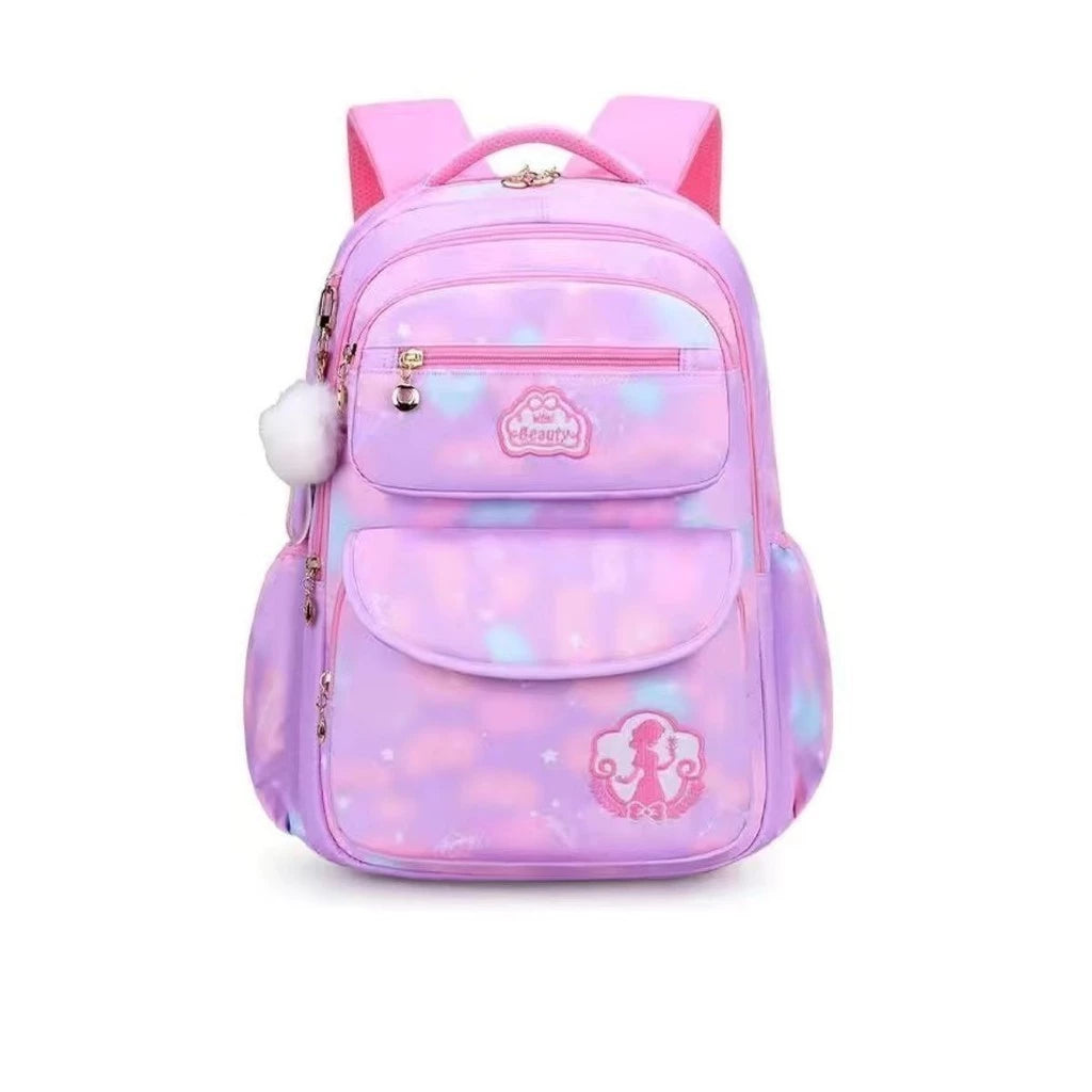 Bolsa Escolar Infantil Meninas Com Vários Compartimentos