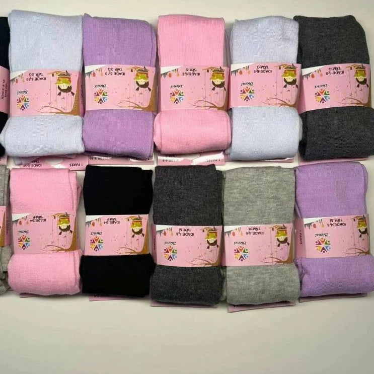 Kit Meia-Calça Inverno Menina 3 Unidades