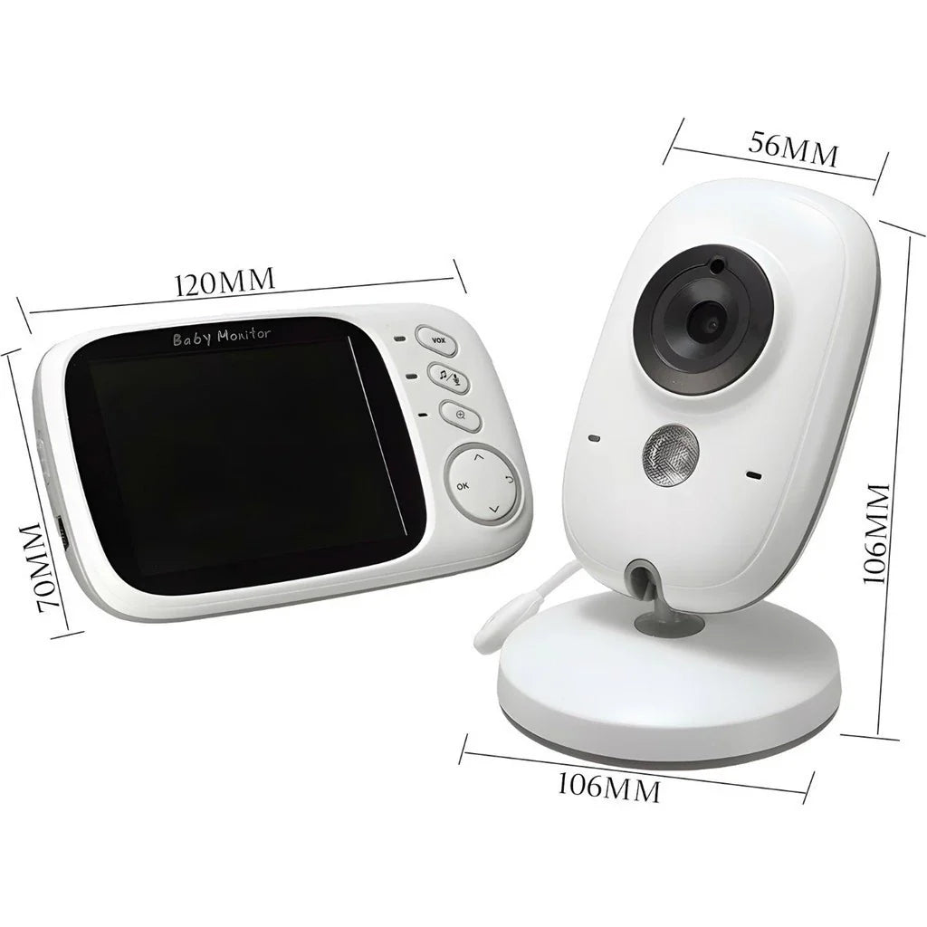 Babá Eletrônica Com Monitor Visão Noturna Baby Monitor