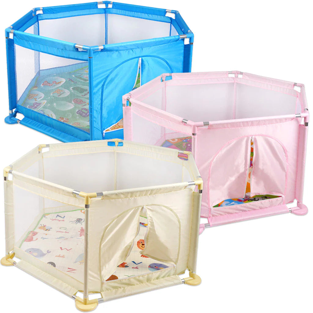 Cercadinho Para Bebê Infantil Colorido Chiqueirinho