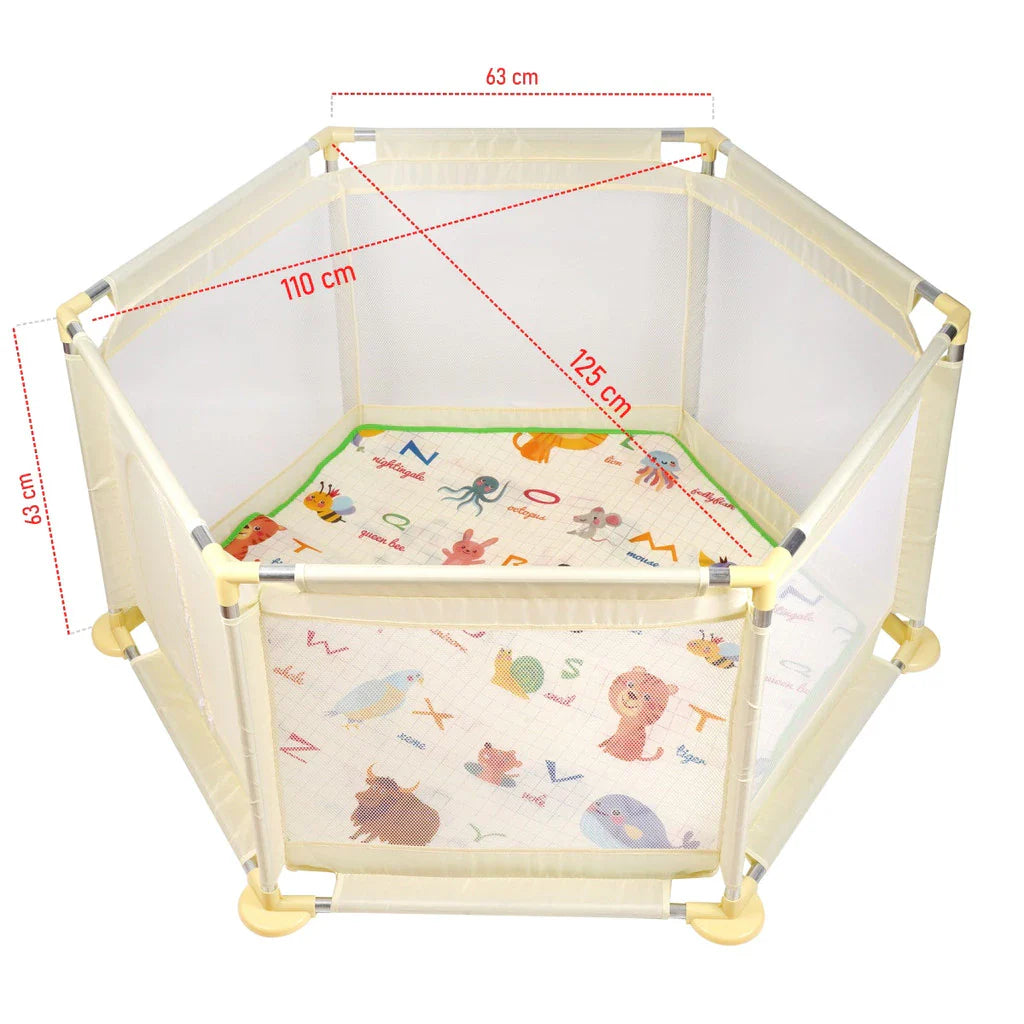 Cercadinho Para Bebê Infantil Colorido Chiqueirinho