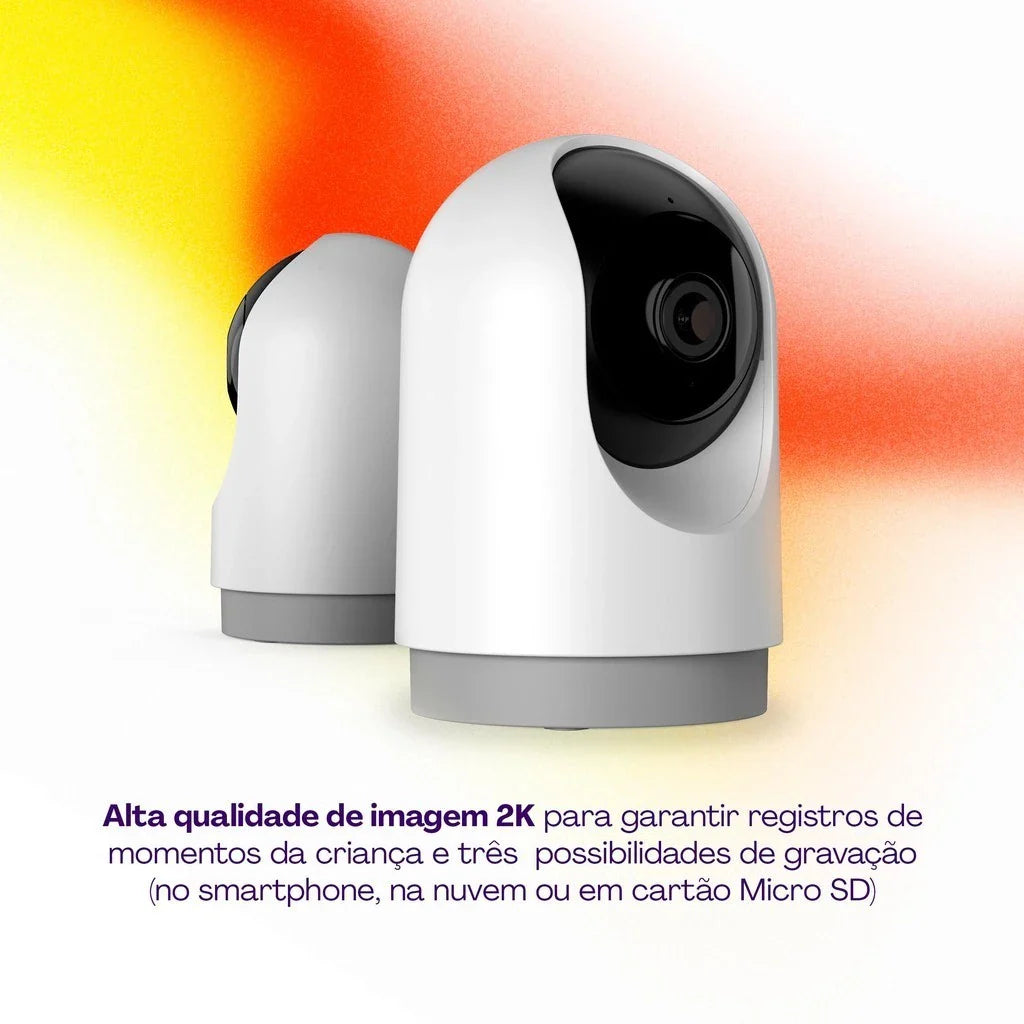 Babá Eletrônica 360 Visão Noturna E Microfone WiFi