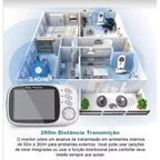 Babá Eletrônica Com Monitor Visão Noturna Baby Monitor