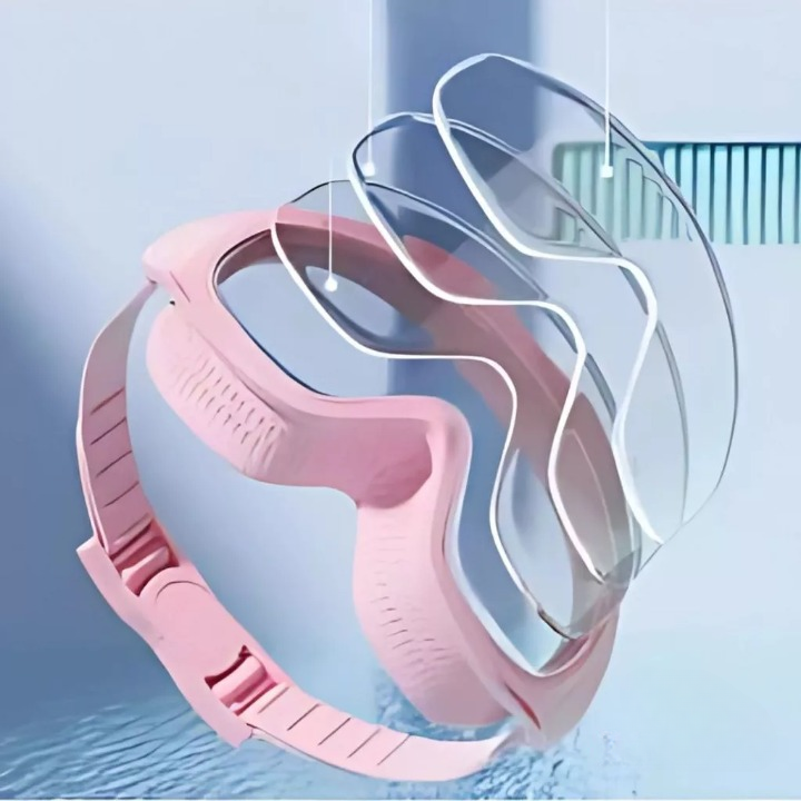 Óculos Natação Infantil Menino Menina Antiembaçante Proteção UV Veda e Ajuste Macio Panda Flow